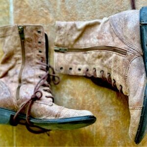 Vintage leather boot